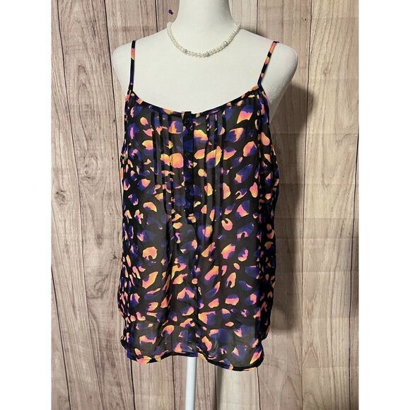 Wet Seal Womans Tank Top Multicolor Size Medium• Adjustable Straps - Picture 2 of 9